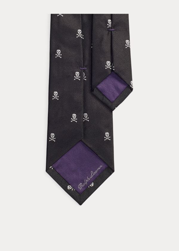 Ralph Lauren Skull-and-Crossbones Repp Slips Herre Danmark (JXIFH0146)